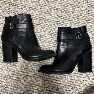 Aldo black booties